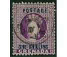 SG13c. 1875 1/- Deep mauve. Inverted "S" in "Postage". Superb us