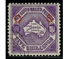 SG O47. 1890 5/- Deep purple. Superb fine used...