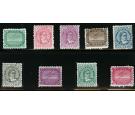 SG28-36. 1902 Set of 9. Superb fresh mint...