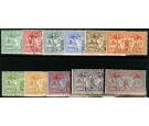 SG F22-F32. 1913 Set of 11. A superb fine used...