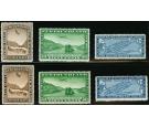SG192-197. 1931 Air. Set of 6. 'With and without WMK'...
