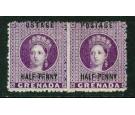 SG21c. 1881 1/2d Deep mauve. "OSTAGE" for "POSTAGE". In a superb