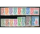 SG391-406. 1961 Set of 16. Brilliant fresh U/M...