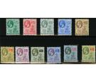 SG49-59. 1916 Set of 11. A superb mint set...