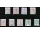 SG67-75. 1899 Set of 9. A superb fresh mint...