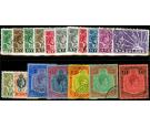 SG130-143. 1938 Set of 18. Superb fine used...