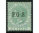 SG O9a. 1889 24c Green. "Wide Space Between 'G' and 'S'". Superb