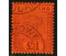 SG28. 1894 £1 Purple/red. Superb fine used with delightful...