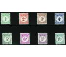 SG D1-D8. 1940 Set of 8. Fantastic fresh U/M...