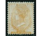 SG1. 1860 1/2d Buff. Superb fresh mint...