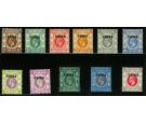 CHINA SG18-28. 1922 Set of 11. All superb mint with...