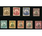 SG B1-B9. 1915 Set to 8d. All superb used...