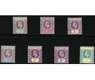 SG49-57. 1904 Set of 7. Superb mint...