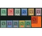 SG H34-H46. 1915 Set of 12. Superb fresh mint...