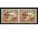 SG62a. 1928 4d Brown. Without Stop After "A". Superb fresh mint.