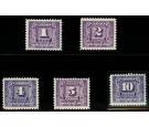 SG D9-D13. 1930 Set of 5. Brilliant U/M...