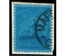 SG17. 1900 1d Pale blue/blue. Superb fine well centred used...
