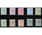 SG40-49. 1894 Set of 10. All superb fresh mint...