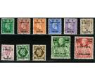 SG S21-S31. 1950 Set of 11. All superb fine used...