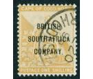 SG64. 1896 1/- Yellow-ochre. Superb fine used with...
