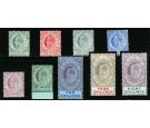 SG66-74. 1906 Set of 9. Superb mint...