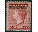 SG1b. 1876 1d Red. INVERTED 'S'. Superb fine well centred...