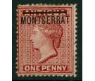 SG8a. 1884 1d Red. INVERTED 'S'. Very fine mint...