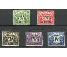 SG ED1-ED5. 1948 Set of 5. 'Postage Due'. Brilliant U/M mint....