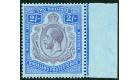 SG109c. 1926 2/- Purple and blue/pale blue. 'Nick in top right s