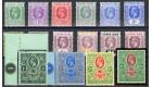 SG131-146. 1921 Set of 16. Brilliant fresh mint...