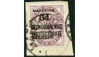 SG12a. 1900 3d on 1d Lilac. 'SURCHARGE DOUBLE'. Brilliant fine u