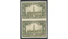 SG285var. 1929 $1 Olive-green 'Imperforate Between'. U/M mint...