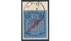 SG120. 1921 2/- Purple and blue/blue. Brilliant used on piece...