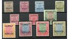 SG O16-O27. 1929 Set of 11. Choice brilliant fresh mint...