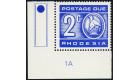 SG D19a. 1970 2c Ultramarine. 'Printed on gummed side' Brilliant