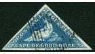 SG2. 1853 4d Deep blue. Brilliant fine used...