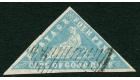 SG14a. 1861 4d Pale grey-blue. Choice superb fine used...