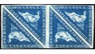 1853. 4d Blue. Plate Proof on gummed bluete paper without waterm
