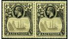 SG15b. 1924 4d Grey-black and black/yellow. 'Torn Flag'. Brillia