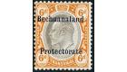 SG F1. 1910 6d Black and brown-orange. Superb mint with beautifu