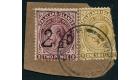 SG115. 1928 2 1/2d on 2d Purple-brown. Superb used...