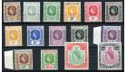 SG126-140. 1954 Set of 15. Brilliant Post Office fresh U/M mint.