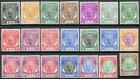 SG53-73. 1950 Set of 21. Post Office fresh U/M mint...