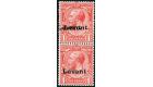 SG S2a. 1916 1d Scarlet. 'Overprint Double'. Superb fresh mint i