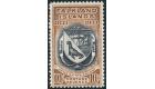 SG137. 1933 10/- Black & Chestnut. Superb fresh mint...