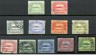 SG8-17. 1908 Set of 11. Very fine used...