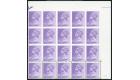 SG X948a. 1981 15 1/2p Pale violet. 'Imperforate'. Brilliant fre