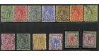 SG108-120. 1913 Set of 13. Very fine used...