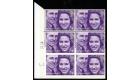 SG941a. 1973. 3 1/2p Violet and silver. 'Imperorate Pair'. Brill