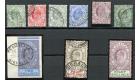 SG66-74. 1906 Set of 9. Very fine used...